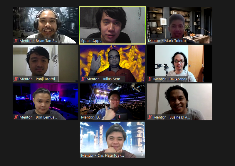 Technology and developer community leaders and STAMINA4Space engineers as mentors helping participants during the hackathon