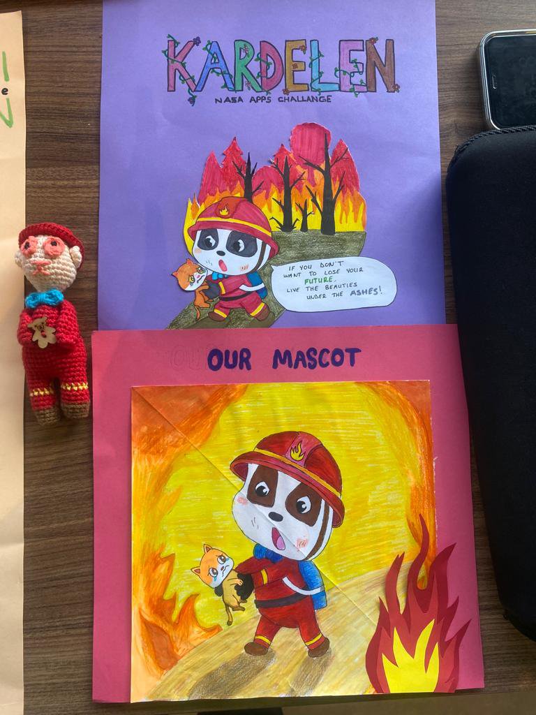 Mascot and pankart!! 🐼