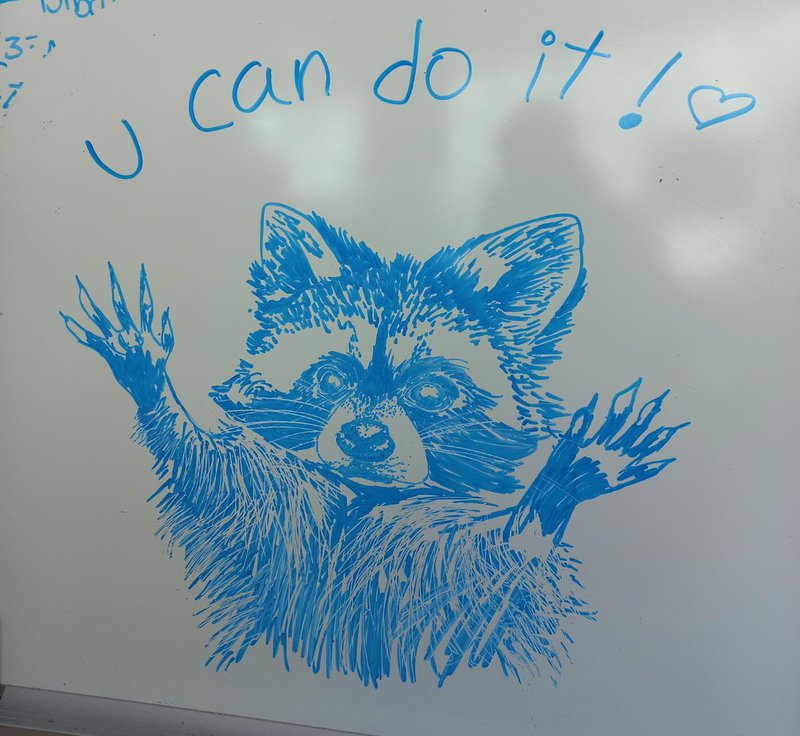 Moral support of our team member, Angelica Artee