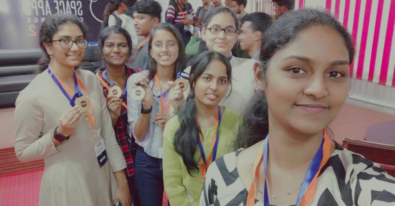 Happy cum tired faces at the national event.😔🤩