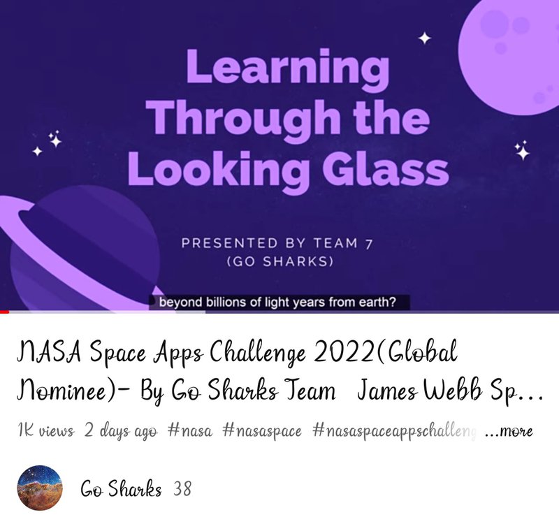 It was a great promotion. 1K views in 48 hours. Many of the viewers loved how amazing JWST is.