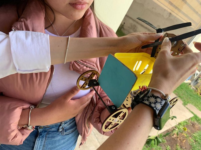 First piece of wood that is joined to the car