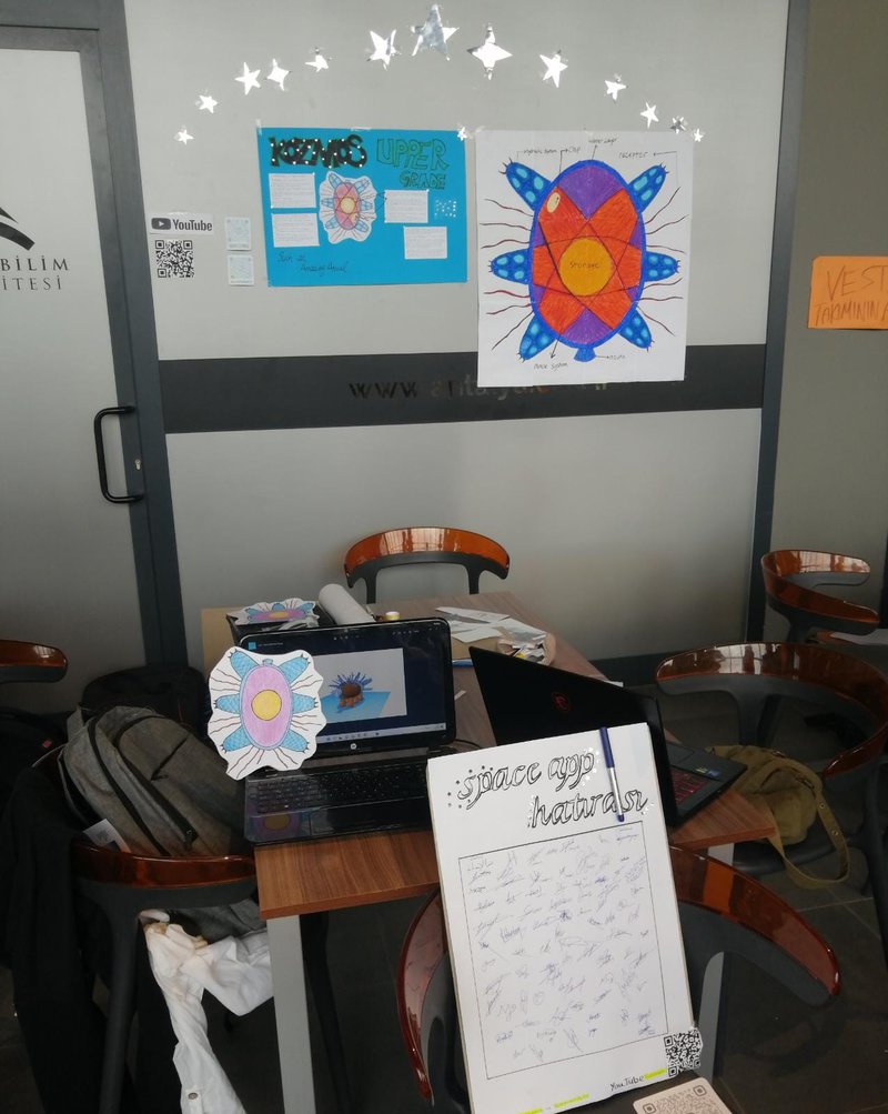 here are physical things we made in this project!