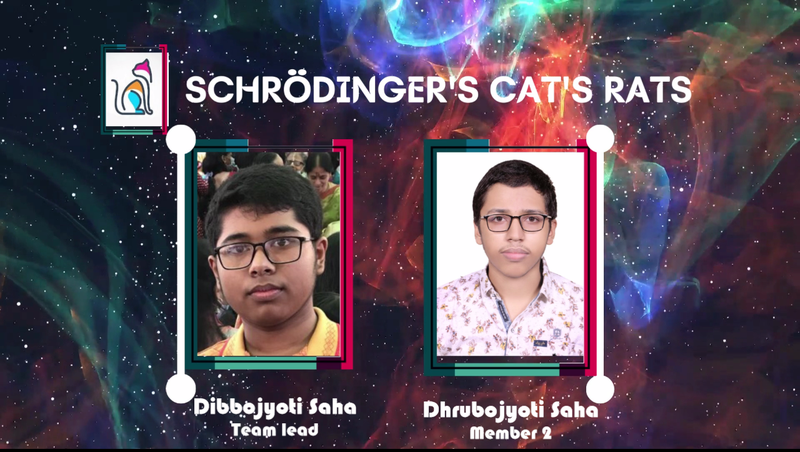 Team SCHRÖDINGER'S CAT'S RATS. It was a great journey!