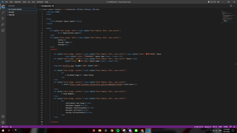 Everyone is taking a nap except me. I'm coding HTML for our web information web.