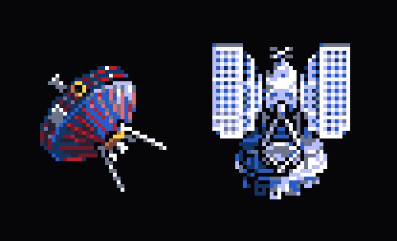 Pixel art by our teammate Bogdan to be used on our website! Pictured here Pioneer 1 and Nimbus 7