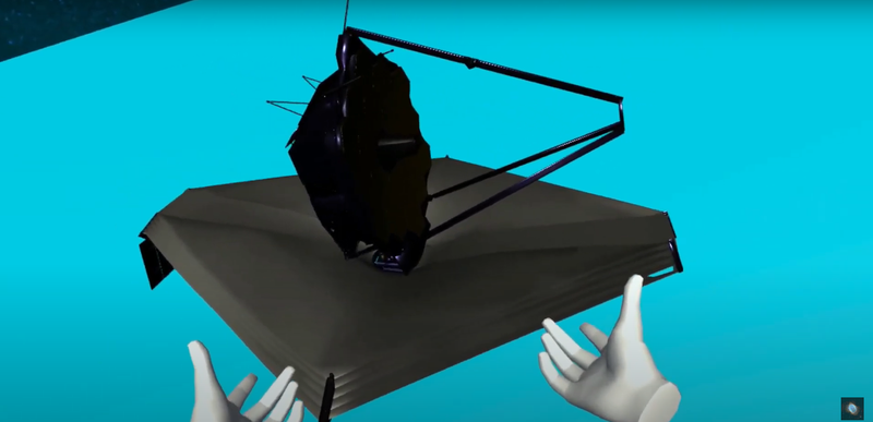 Ta-da!! done with modeling all the parts of JWST.