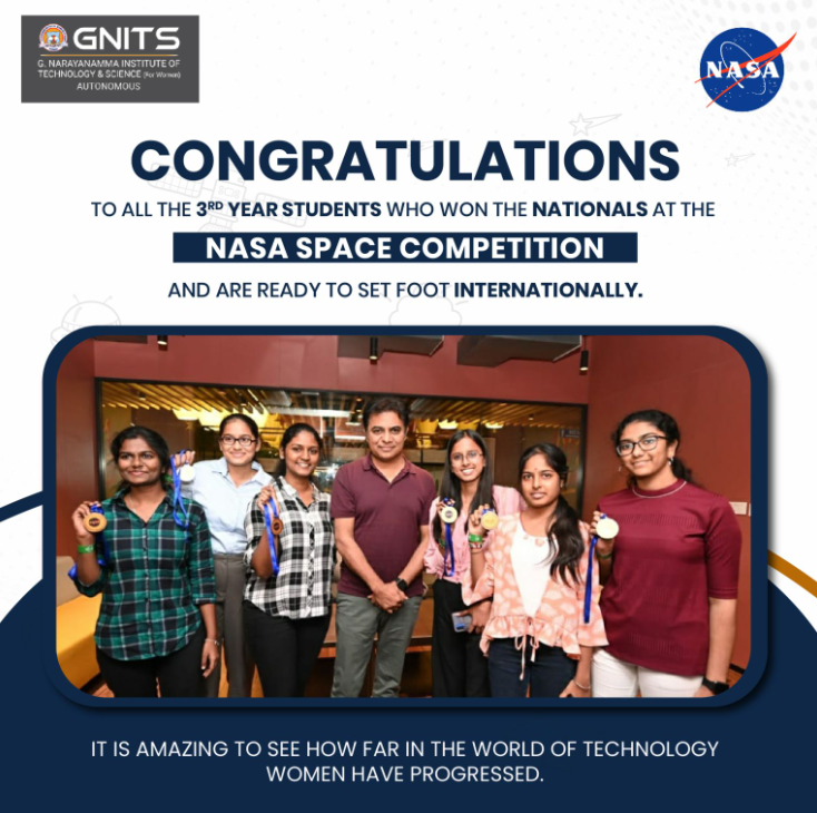 Happy to get felicitated by KTR sir, IT minister of Telangana, Hyderabad, India.