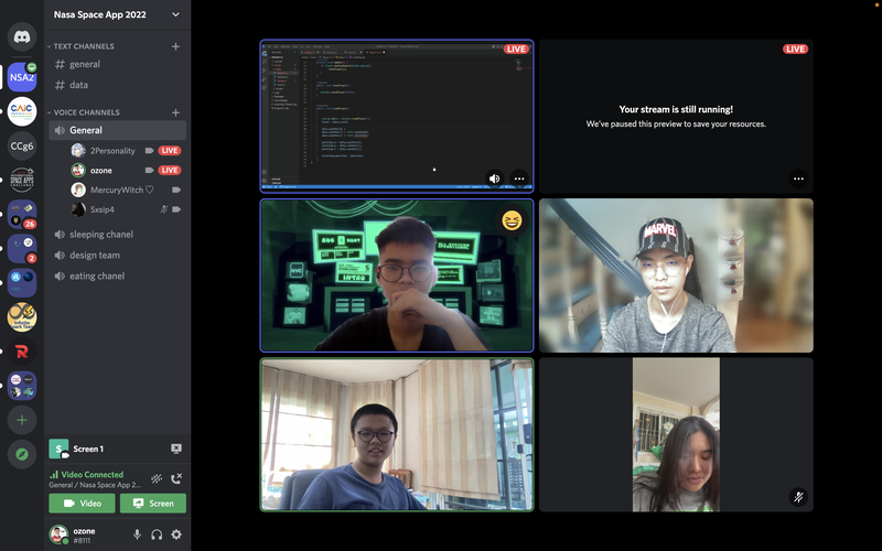 We start coding some moving and also graphic team are on the UI!