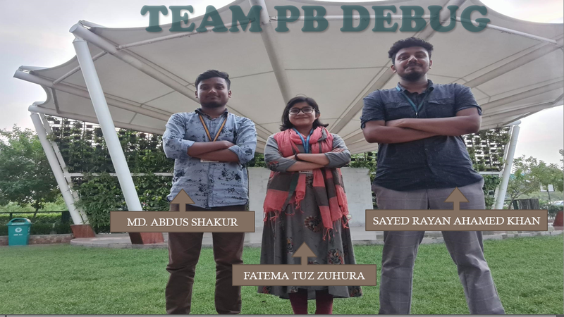 We are team PB DEBUG